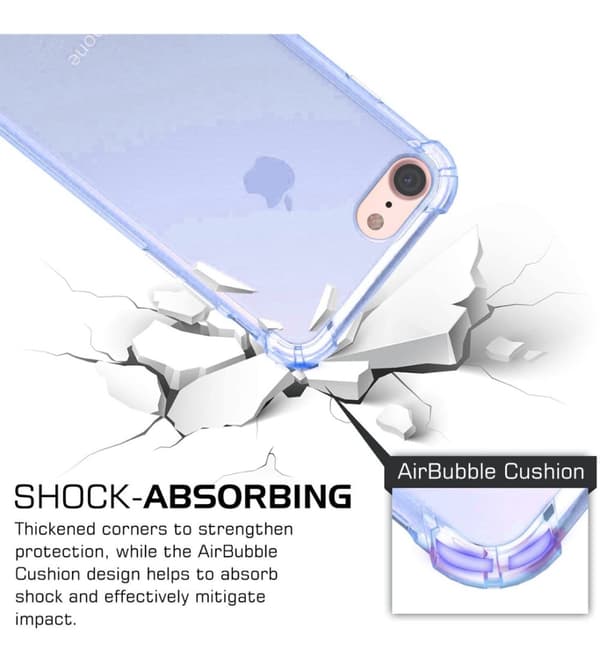 Stöttåligt Mobilskal iPhone 7/8/SE (2020/2022) - Blå