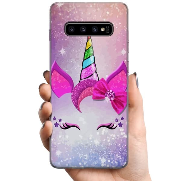 Samsung Galaxy S10+ TPU Matkapuhelimen kuori Einokorppi