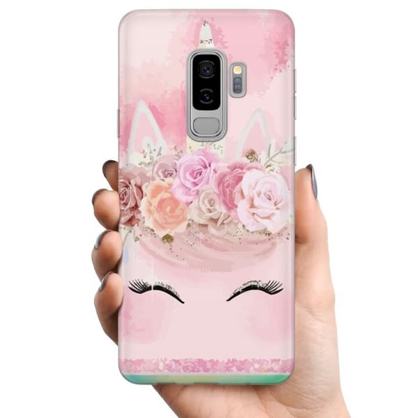 Samsung Galaxy S9+ TPU Mobilcover Unicorn