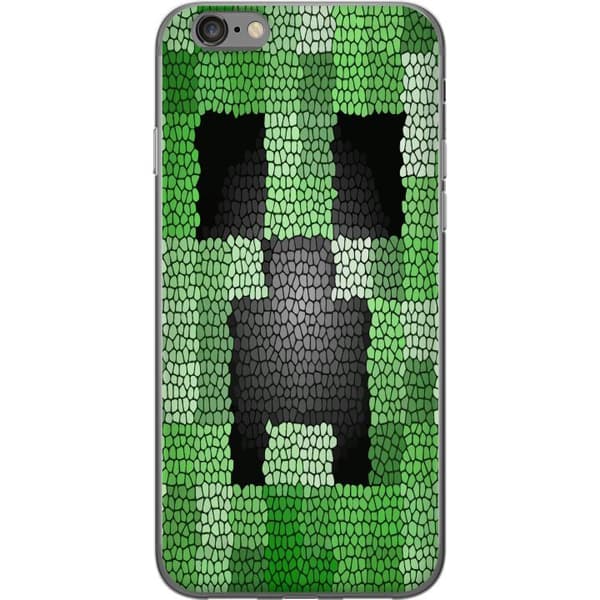 Apple iPhone 6 Gennemsigtig cover Creeper / Minecraft