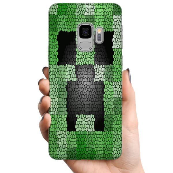 Samsung Galaxy S9 TPU Mobilskal Creeper / Minecraft