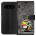 Miniatyrbilde 1 av 3: Samsung Galaxy S10 Lommeboketui Fotboll Världen