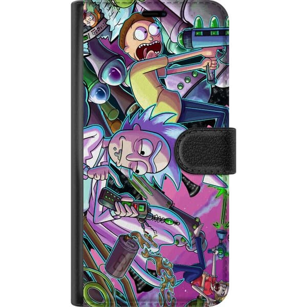 Apple iPhone 11 Pro Lompakkokotelo Rick ja Morty