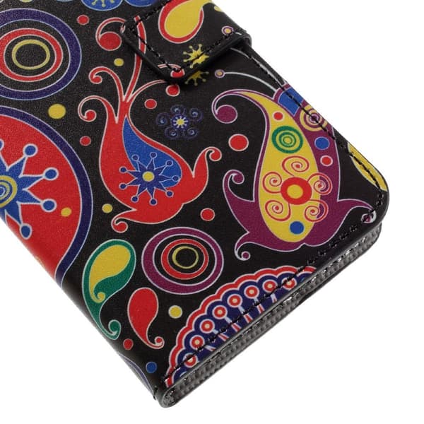 Plånboksfodral för Samsung Galaxy S7 - Paisley Flowers