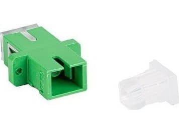 SM SC/APC SIMPLEX FIBEROPTISK ADAPTER KLAR LOCK 25ST LANBERG