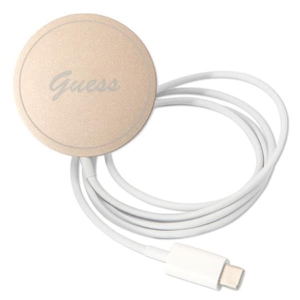 Guess iPhone 12/12 Pro Magsafe Skal Print + Trådlös Laddare - Svart