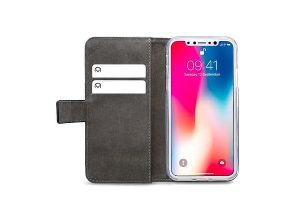 Mobilize MOB-24517, Lompakkokotelo, Apple, iPhone XS Max, 16,5 cm (6.5"), Musta