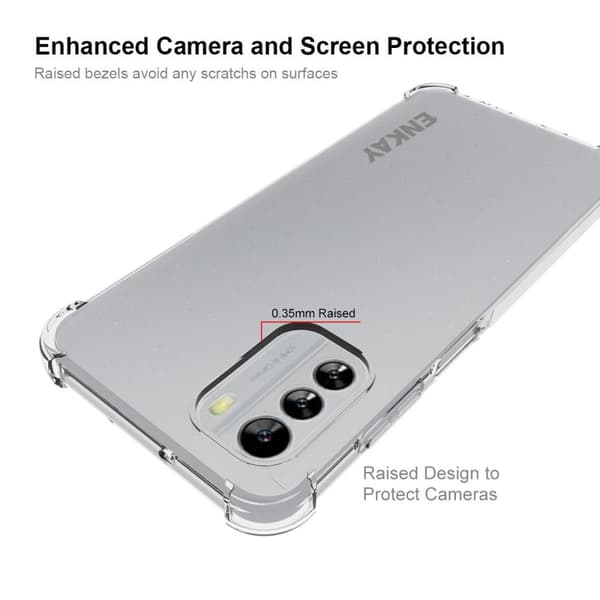 ENKAY TPU Taske Skridsikker dæksel til Nokia G60