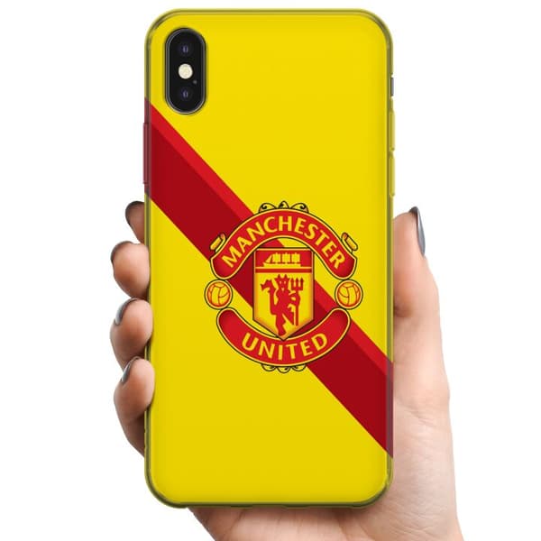 Apple iPhone X TPU Mobildeksel Manchester United FC