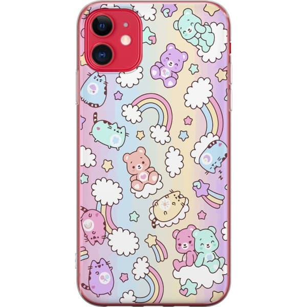 Apple iPhone 11 Genomskinligt Skal Kawaii