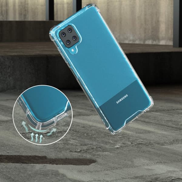 Samsung Galaxy A22 4G Extra Stöttåligt Skal - Transparent