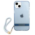 Miniatyrbild 3 av 8: Guess iPhone 13 mini Skal Translucent Stap - Blå