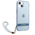 Miniatyrbild 4 av 8: Guess iPhone 13 mini Skal Translucent Stap - Blå
