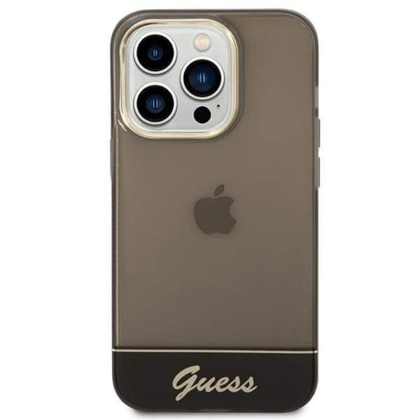 GUESS iPhone 14 Pro Max Skal Translucent - Svart