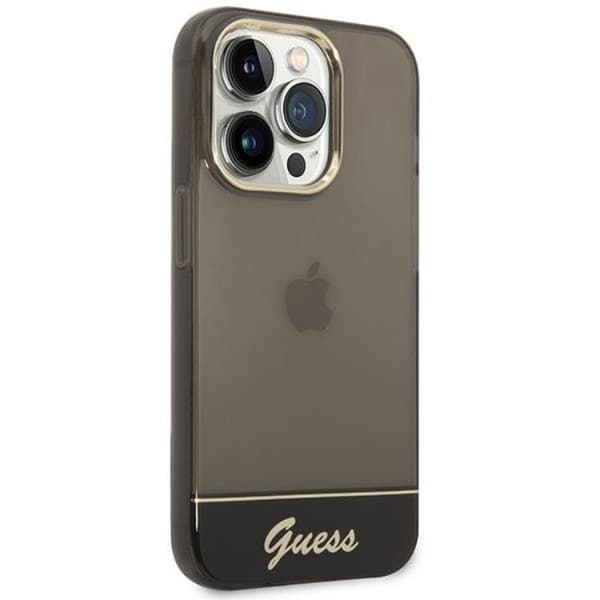 GUESS iPhone 14 Pro Max Skal Translucent - Svart