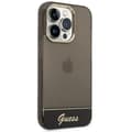 Miniatyrbild 4 av 8: GUESS iPhone 14 Pro Max Skal Translucent - Svart
