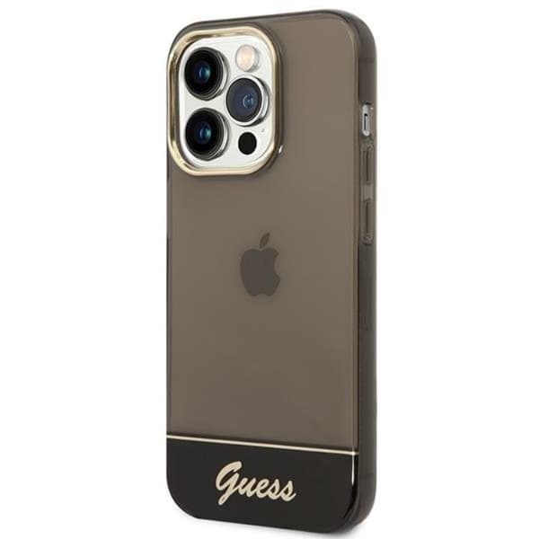 GUESS iPhone 14 Pro Max Skal Translucent - Svart