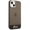 Miniatyrbild 4 av 8: GUESS iPhone 14 Plus Skal Translucent - Svart