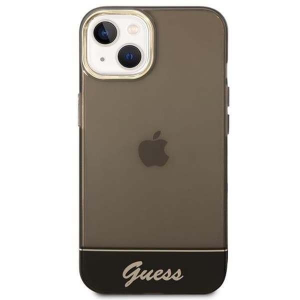 GUESS iPhone 14 Plus Skal Translucent - Svart