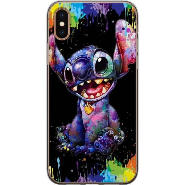 Apple iPhone XS Max Läpinäkyvä kuori Lilo ja Stitch