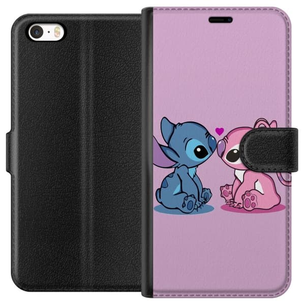 Apple iPhone SE (2016) Lommeboketui Lilo og Stitch