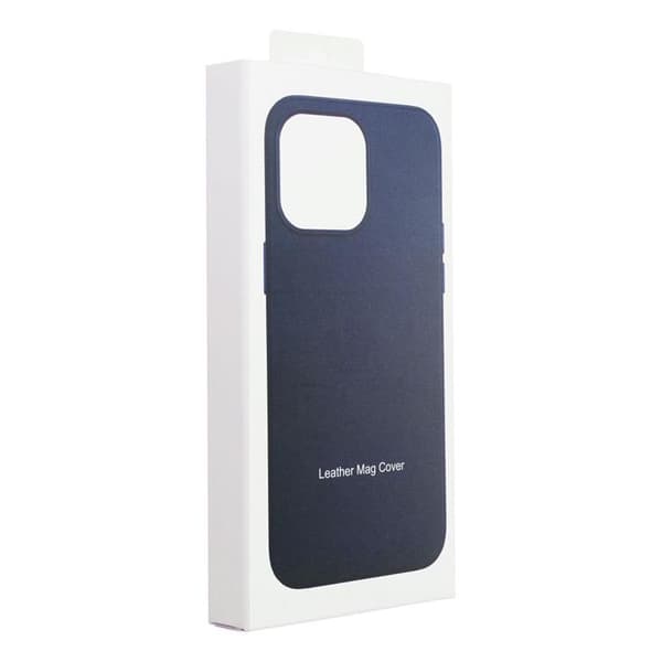 iPhone 12 Pro Max Magsafe Skal Läder - Indigo Blå