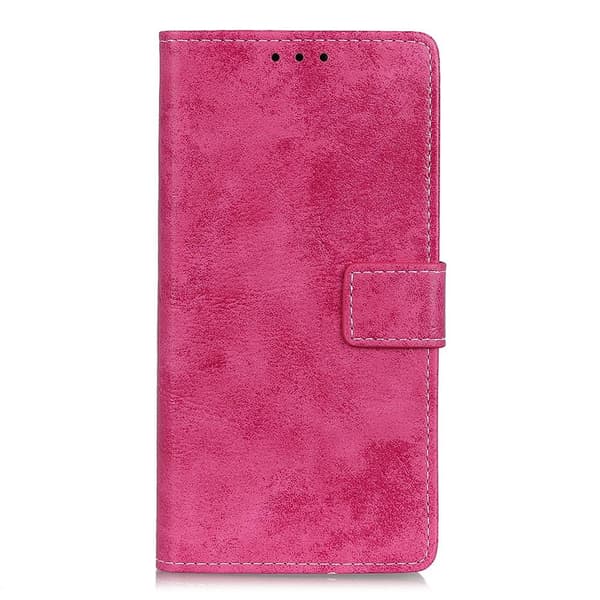 Retro tegnebog stativetui til Google Pixel 6a - Lyserød