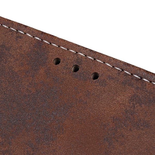Retro tegnebog stativetui til Google Pixel 6a - Brun