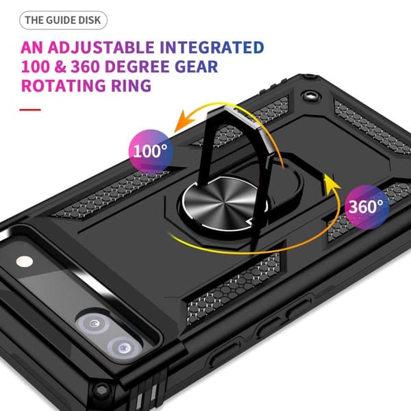 For Google Pixel 6a 5G Anti-drop TPU+PC-telefondeksel