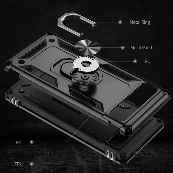 For Google Pixel 6a 5G Anti-drop TPU+PC-telefondeksel