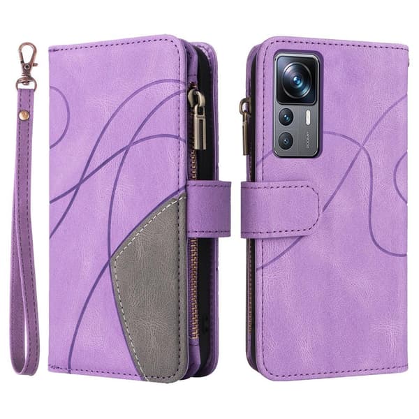 KS Lommebok-deksel til Xiaomi 12T/12T Pro - Lilla