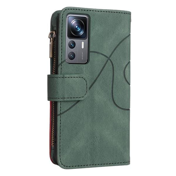 KT Multi-function Series-5 For Xiaomi 12T / 12T Pro Phone Case - Green