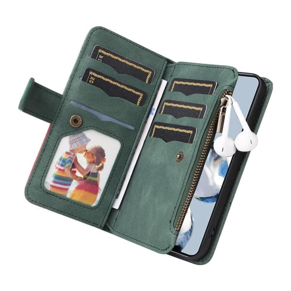 KT Multi-function Series-5 For Xiaomi 12T / 12T Pro Phone Case - Green