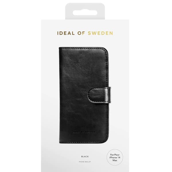 IDEAL OF SWEDEN WALLET+ Fodral Magnet iPhone 14 Pro Max / Svart