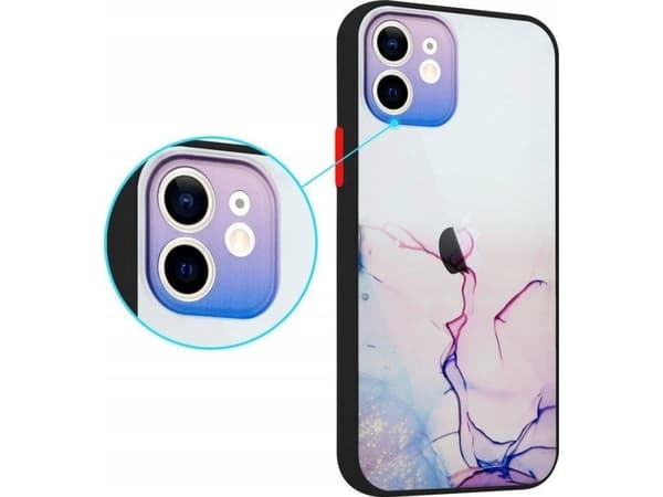 Maxximus MX AQUARELLE IPHONE 11 PRO FIOLETOWO-RÓŻOWY / PURPLE-PINK
