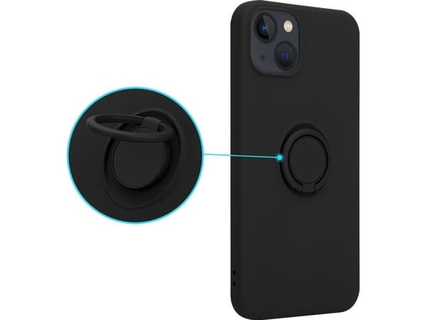 OEM Etui Silicon Ring do Iphone XR czarny