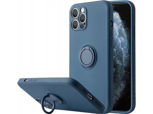 OEM Etui Silicon Ring do Iphone 11 PRO niebieski