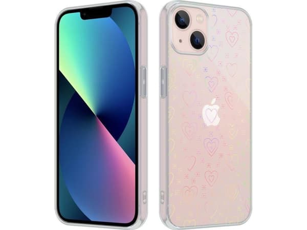 Maxximus MX HOLO HEART SAMSUNG S21+ KLAR / TRANSPARENT