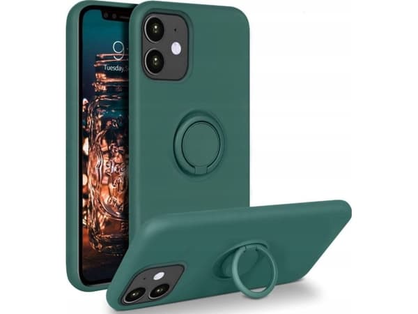 OEM Etui Silicon Ring do Iphone 11 zielony