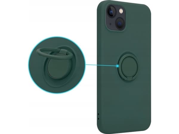 OEM Etui Silicon Ring do Samsung A12 zielony