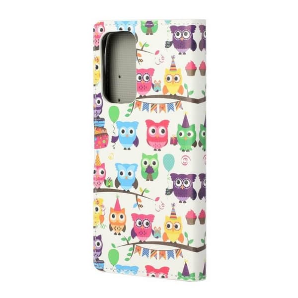 Plånboksfodral Samsung Galaxy A23 - Ugglor På Kalas