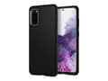 Miniatyrbilde 2 av 5: Spigen Liquid Air - Baksidedeksel for mobiltelefon - termoplast-polyuretan (TPU) - matt svart - for Samsung Galaxy S20, S20 5G