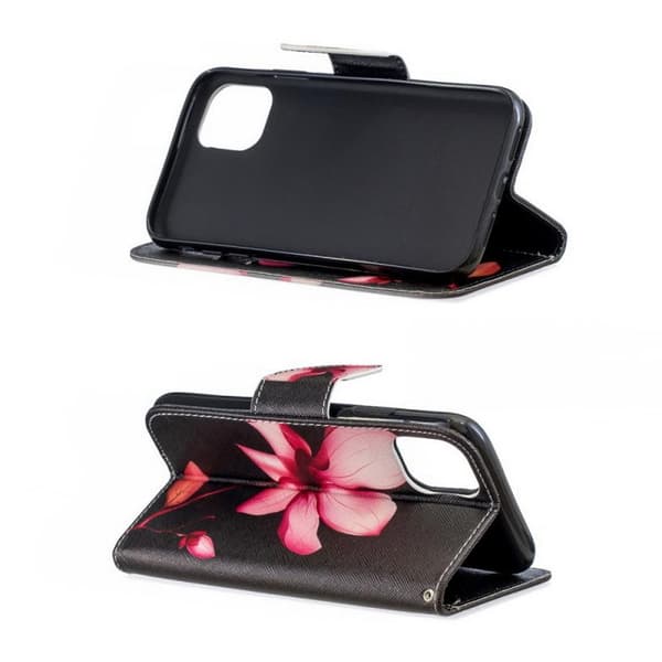 Plånboksfodral iPhone 14 Plus – Rosa Blomma