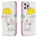 Miniatyrbillede 2 af 4: Plånboksfodral iPhone 14 Pro – Elefant med Paraply