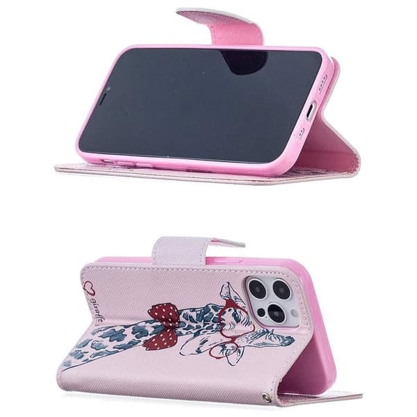 Plånboksfodral iPhone 14 Pro – Giraff