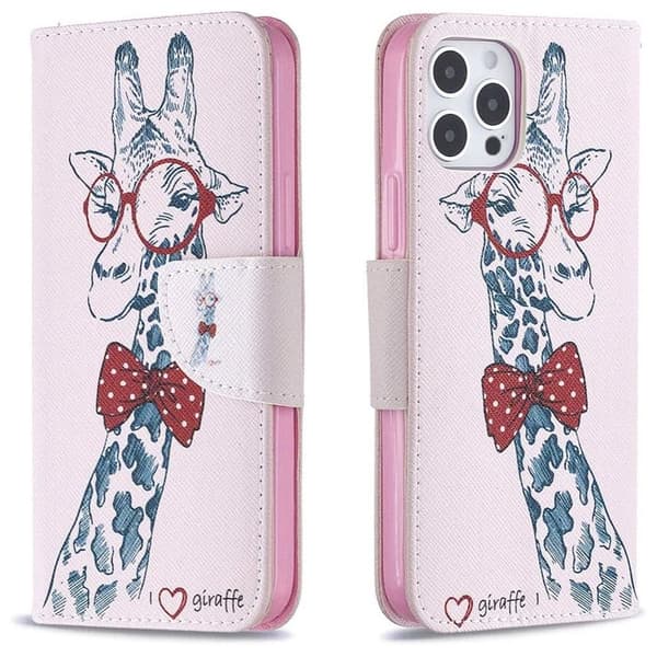 Plånboksfodral iPhone 14 Pro – Giraff