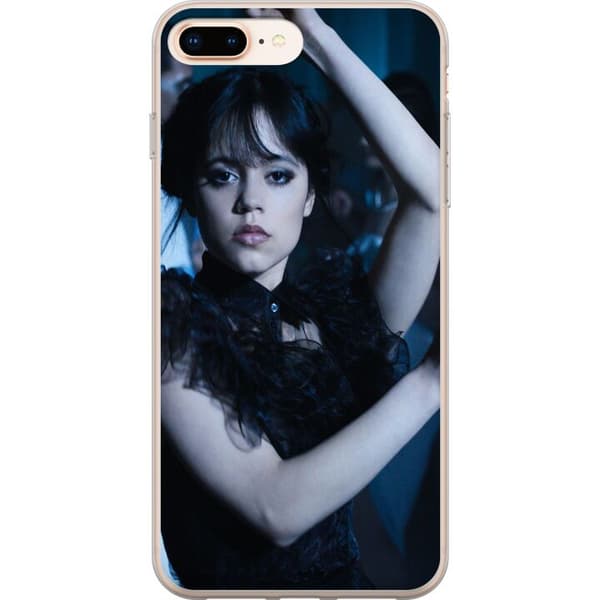 Apple iPhone 7 Plus Läpinäkyvä kuori Wednesday Addams