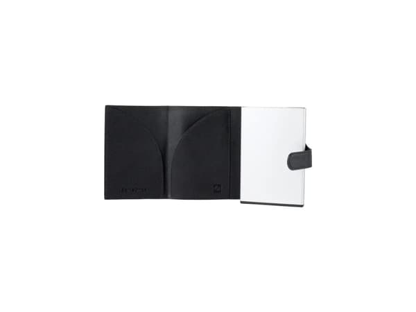 Samsonite Alu Fit, Kortetui, Sort, Aluminium, Lær, Monokromatisk, Lomme, 8 kort
