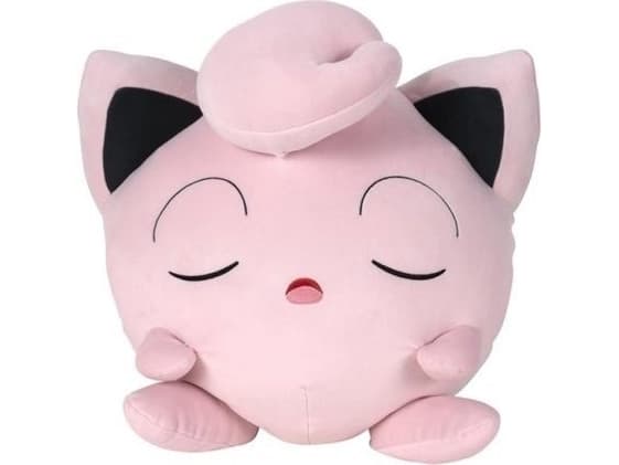Jazwares Pokemon Jigglypuff sovande, Plast, 45 cm