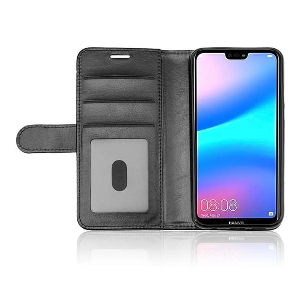SiGN Plånboksfodral för Huawei P20 Lite - Svart